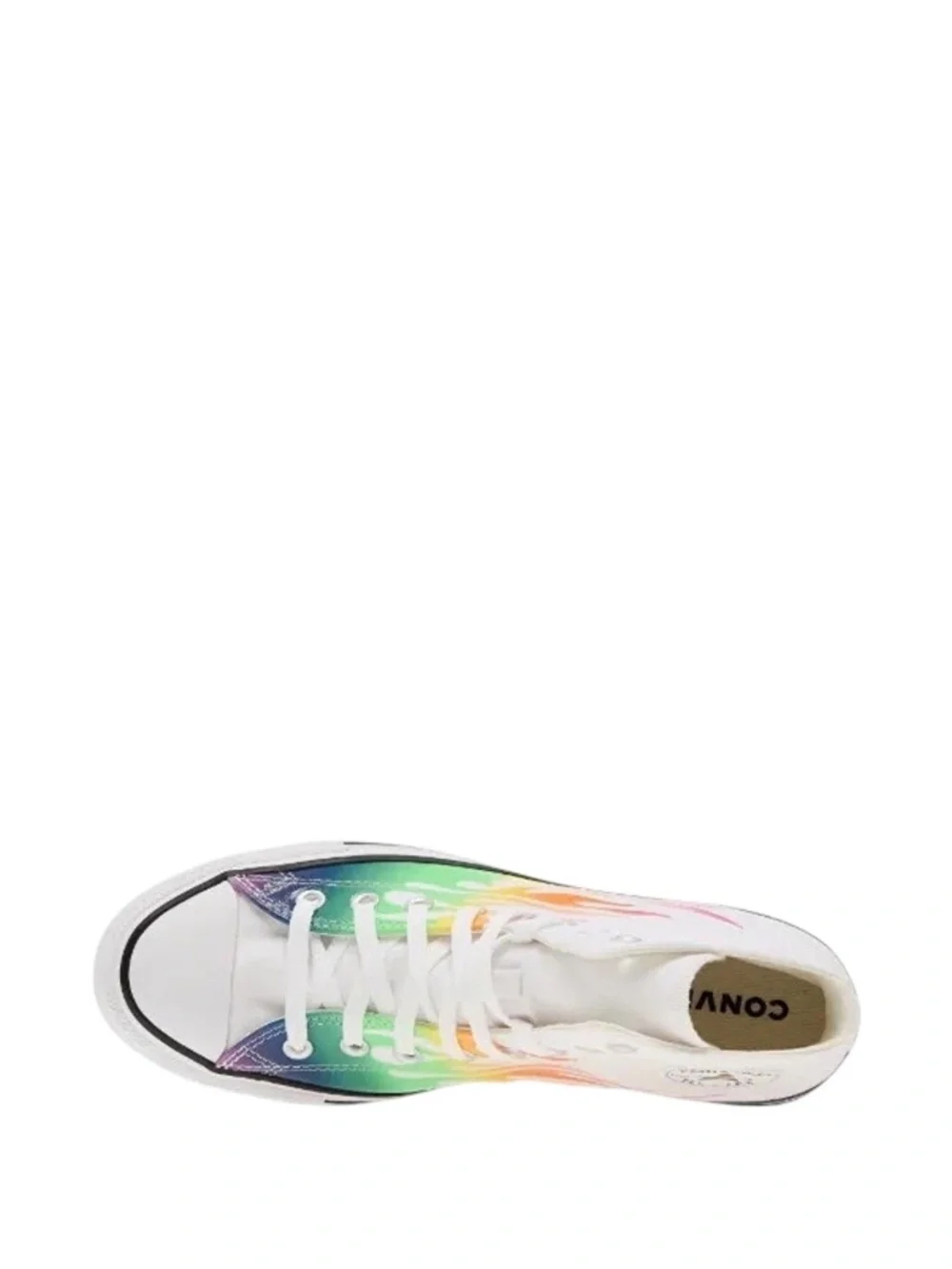 NEW Converse Chuck Taylor All Star Pride LGBTQ Rainbow Flame High Top